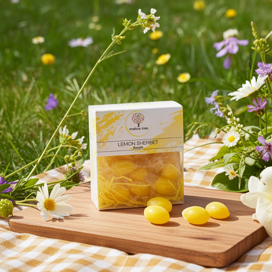 Lemon Sherbet Hard Boiled Sweets – 300g Box