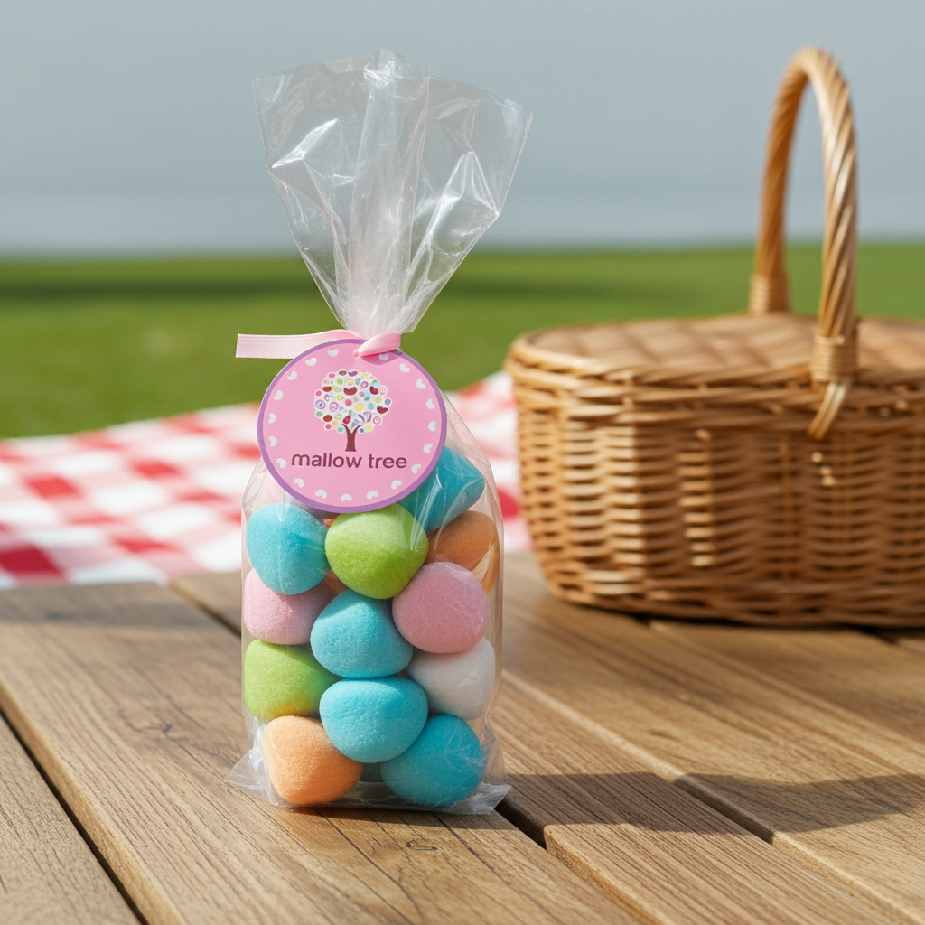 Assorted Flavoured Marshmallow Balls, Fun Mix, Gift Bag, 200g