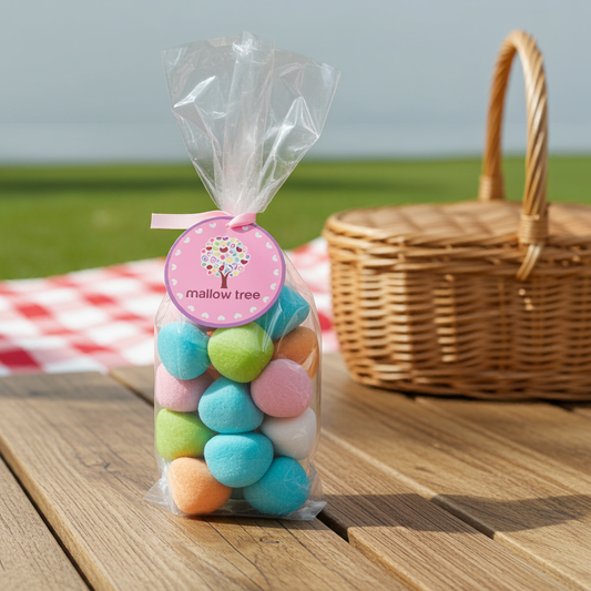 Assorted Flavoured Marshmallow Balls, Fun Mix, Gift Bag, 90g