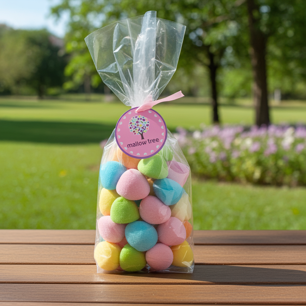 Assorted Flavoured Marshmallow Balls, Fun Mix, Gift Bag, 90g