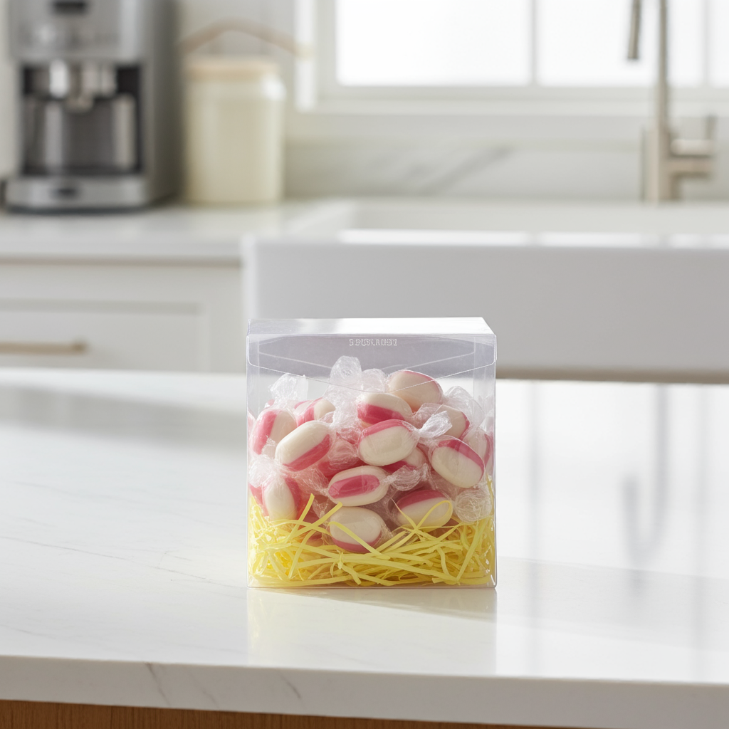 Strawberry & Cream Hard Boiled Sweets – 300g Box