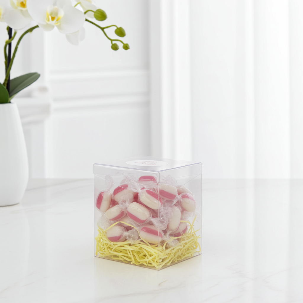 Strawberry & Cream Hard Boiled Sweets – 300g Box