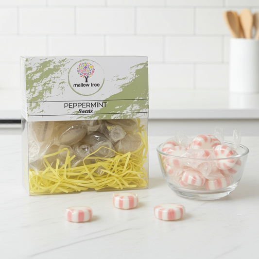Peppermint Hard Boiled Sweets – 300g Box