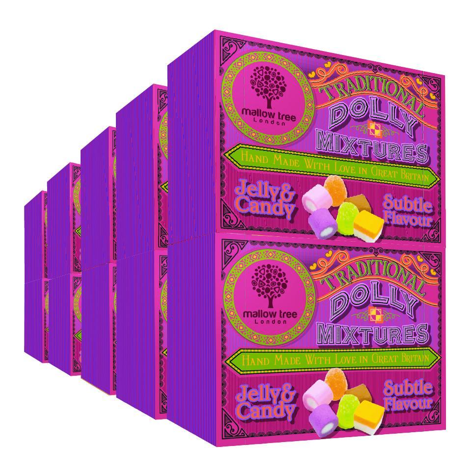 Assorted Traditional Dolly Mixture Sweets (Pack of 10 x 70g)