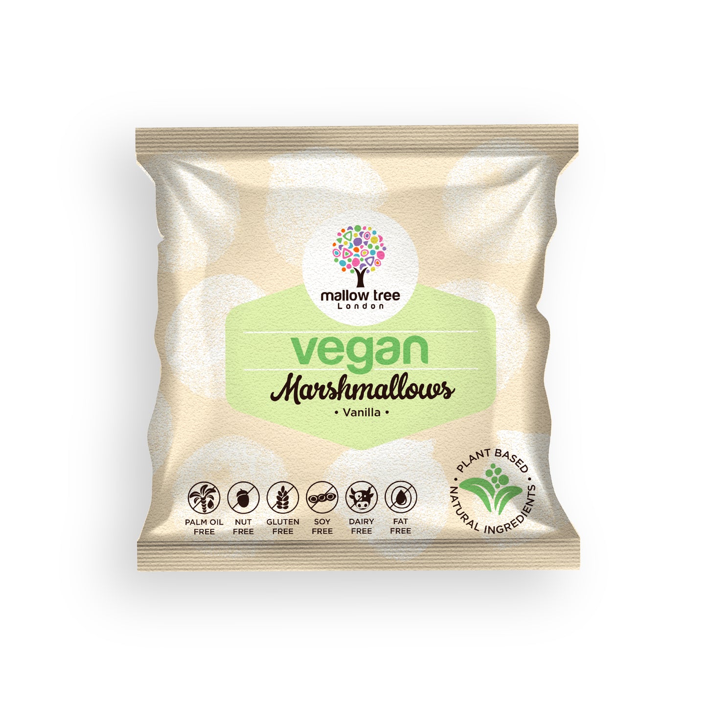 Vegan Assorted Fruit Flavoured Marshmallow, 100g (Case Option: 6 x 100g)