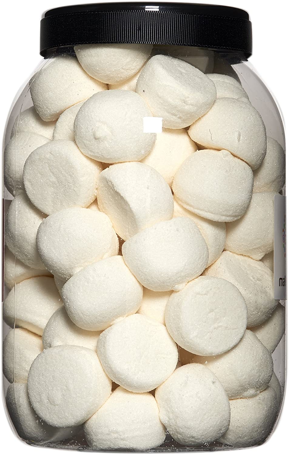 Vanilla Flavoured Marshmallow Balls Ribbon Large Gift Jar, 600 g