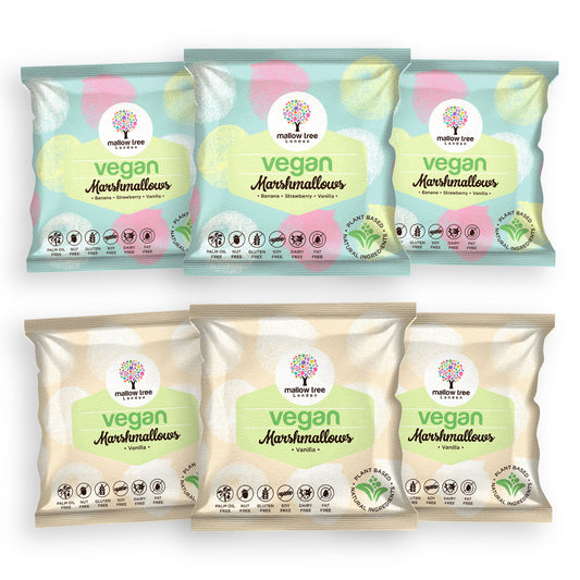 Vegan Assorted Fruit Flavoured Marshmallow, 100g (Case Option: 6 x 100g)