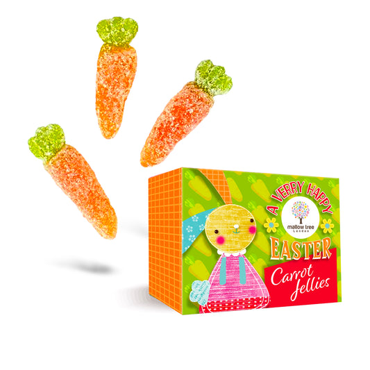 Vegan Fizzy Jelly Carrots Sweets (Pack of 10 x 70g)