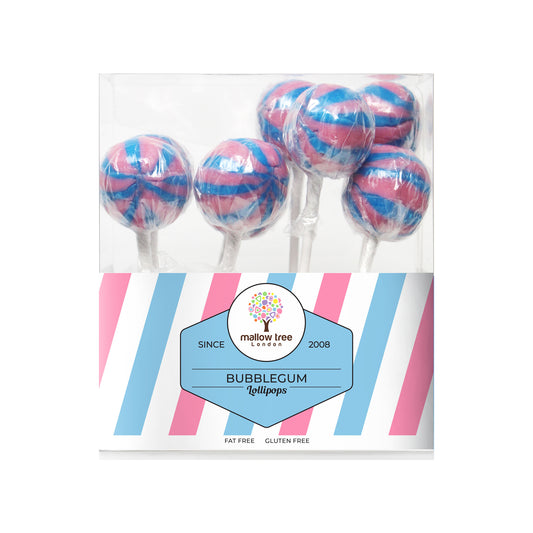Bubblegum Flavoured Large Lollipops Gift Box, 200 g