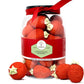 Strawberry Flavoured 3D Fruit Shape Marshmallow Large Ribbon Gift Jar, 600g